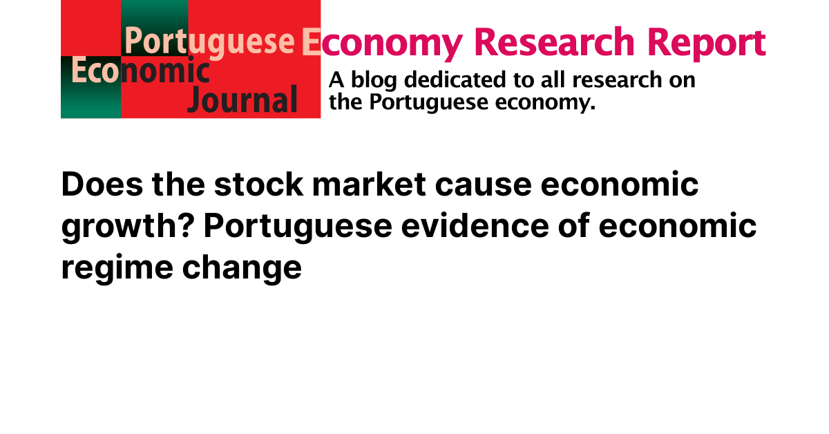 Dissertation stock market economic growth